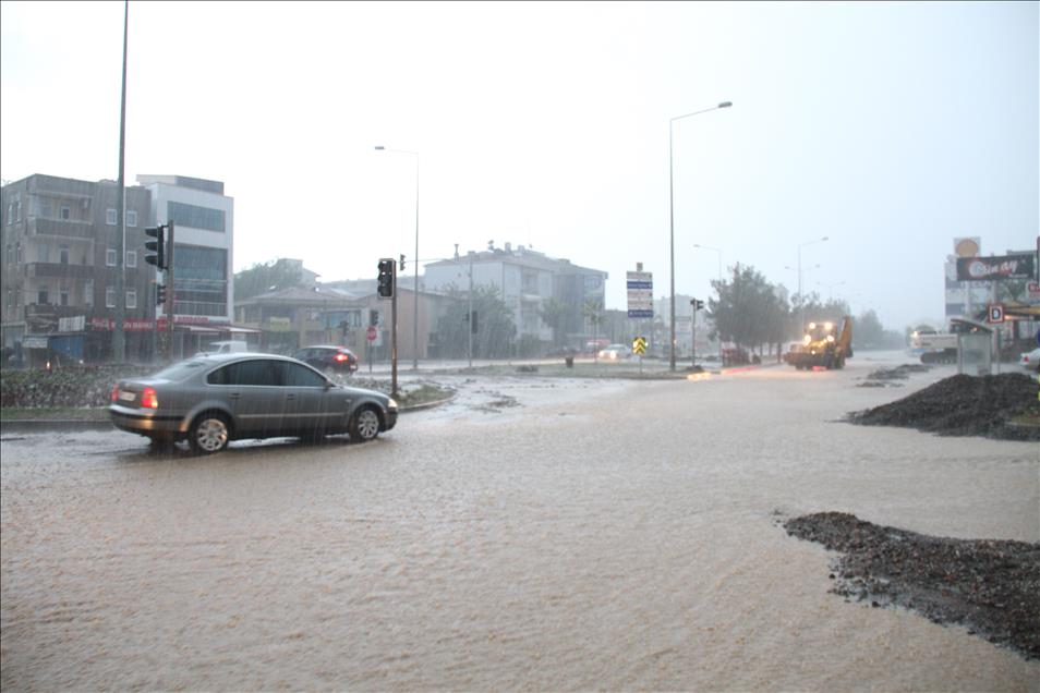Samsun'da sel baskını