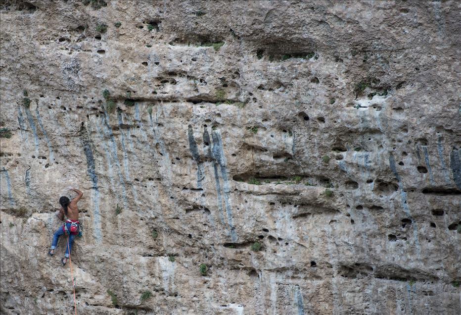 Zirve tırmanışında özgürlük heyecanı