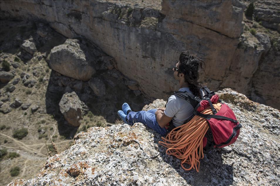 Zirve tırmanışında özgürlük heyecanı