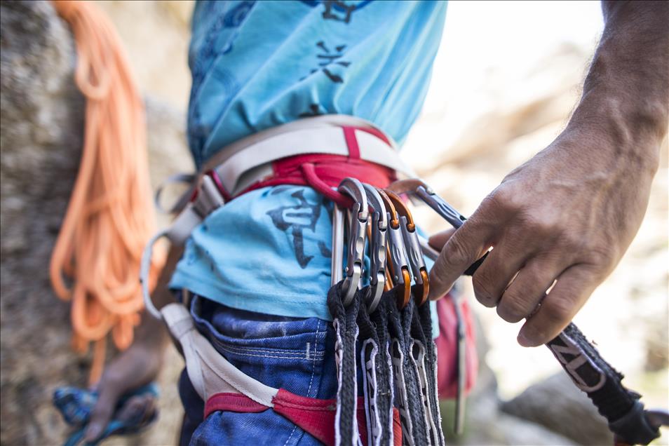 Zirve tırmanışında özgürlük heyecanı