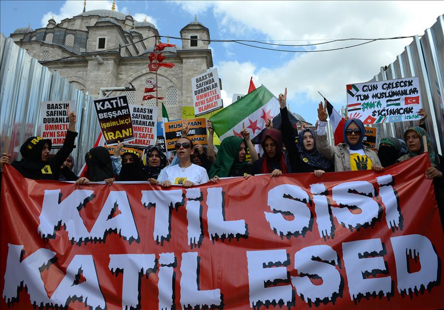 Mısır ve Suriye'deki katliamlara tepkiler