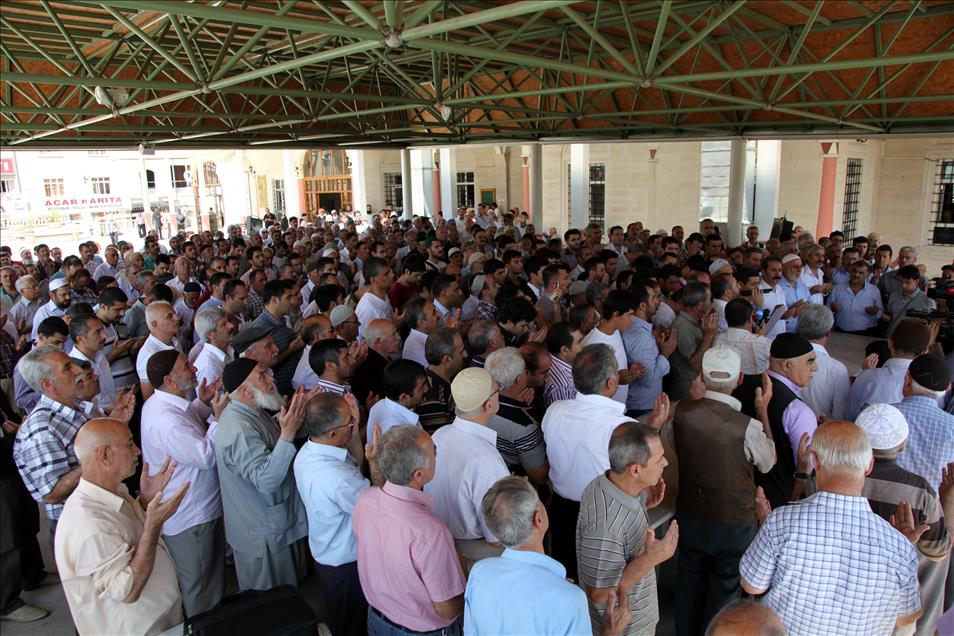 Mısır ve Suriye'deki katliamlara tepki gösterileri