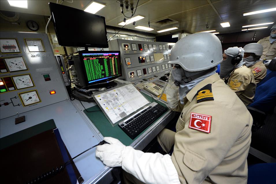 Turgut Reis firkateynindeki yaşamı, AA görüntüledi