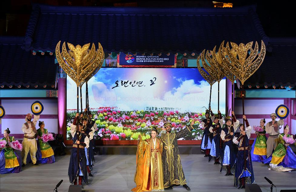 İstanbul-Gyeongju Dünya Kültür Expo 2013 açılış töreni