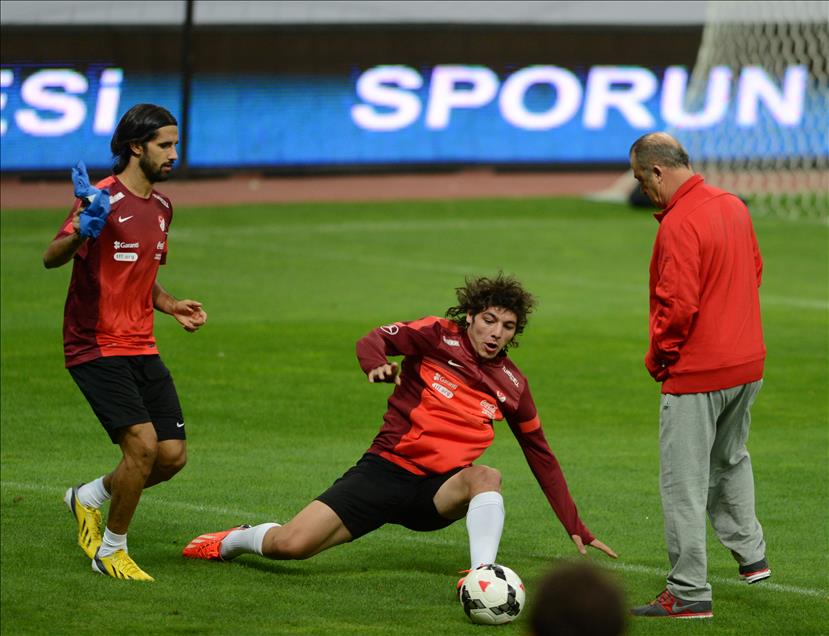 A Milli Futbol Takımı son antrenmanını yaptı