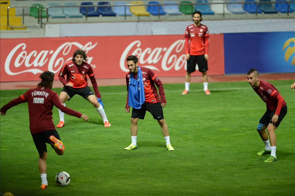A Milli Futbol Takımı son antrenmanını yaptı