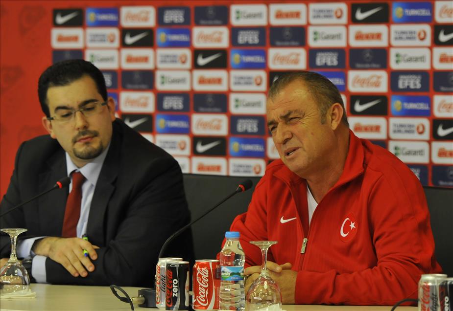 A Milli Futbol Takımı son antrenmanını yaptı