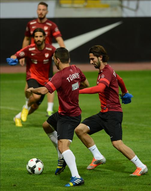 A Milli Futbol Takımı son antrenmanını yaptı