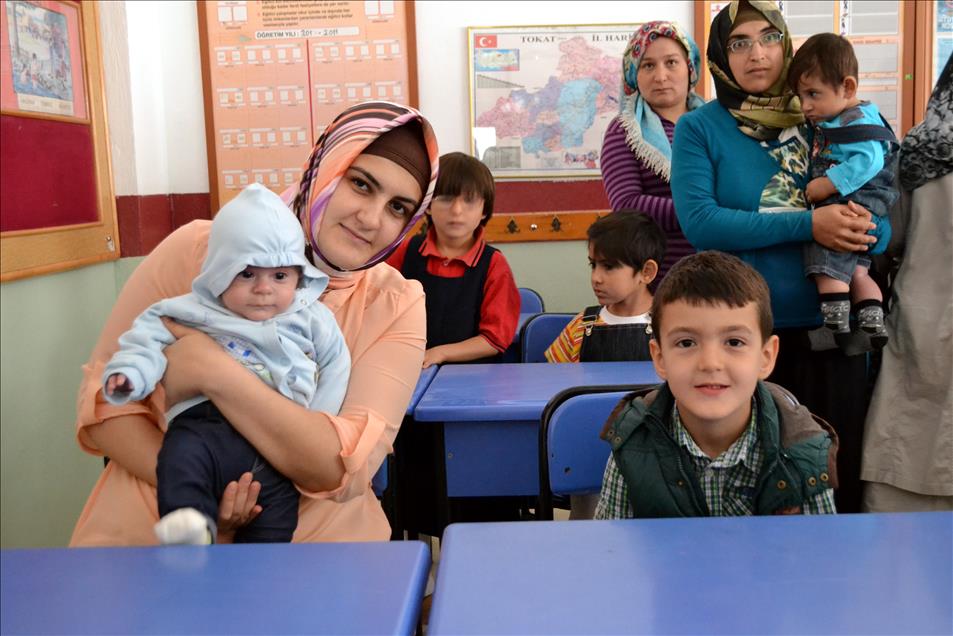 Ders zili minik öğrenciler için çaldı