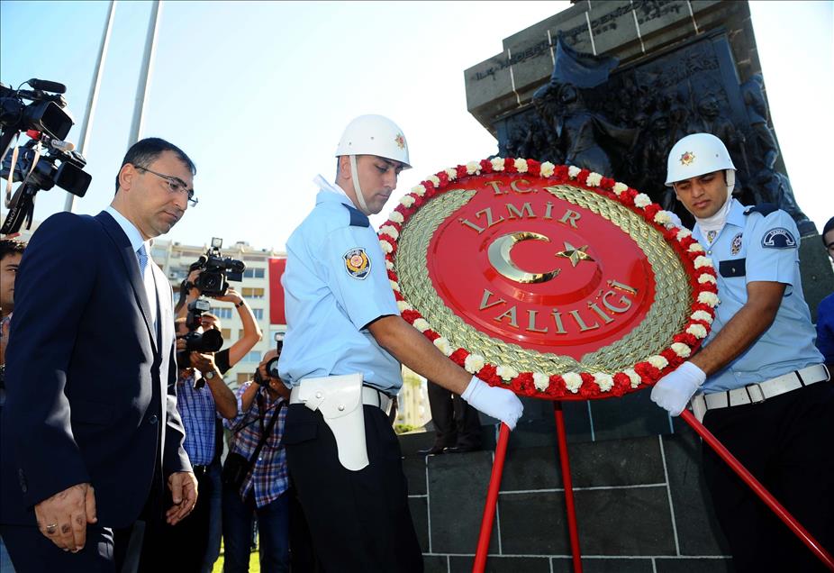İzmir'in düşman işgalinden kurtuluşunun 91. yıl dönümü