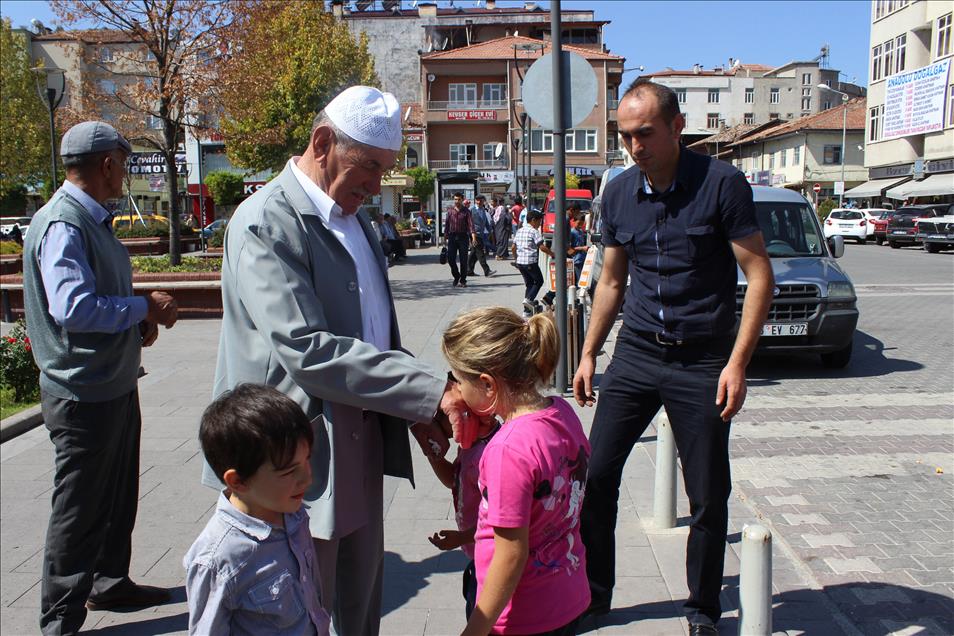 Havza'da hacı adayları uğurlandı