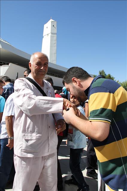 Erzincan'dan ilk hac kafilesi uğurlandı