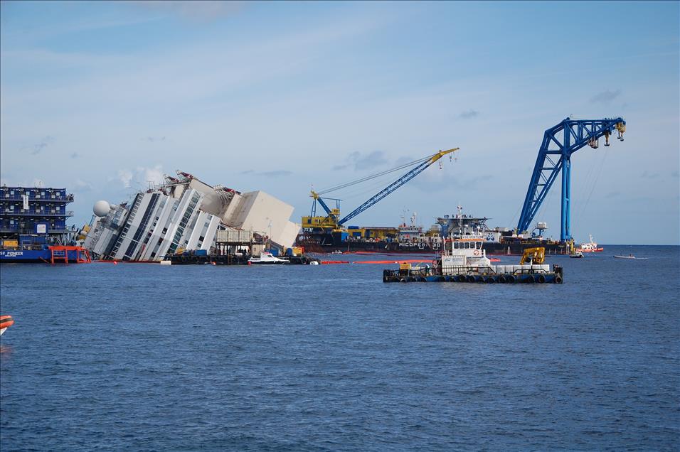 Costa Concordia'nın kurtarılması operasyonu