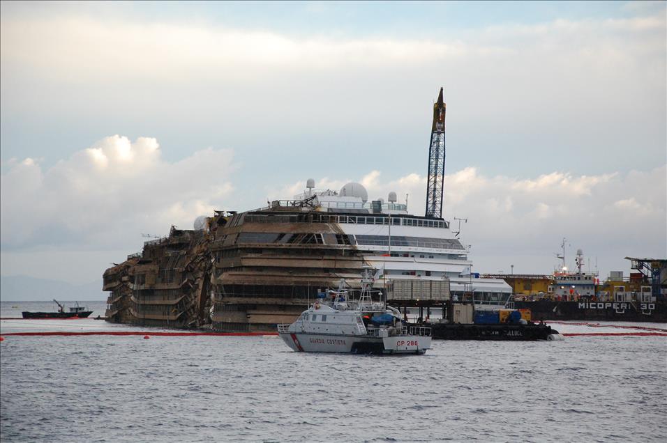 Costa Concordia dogrultuldu