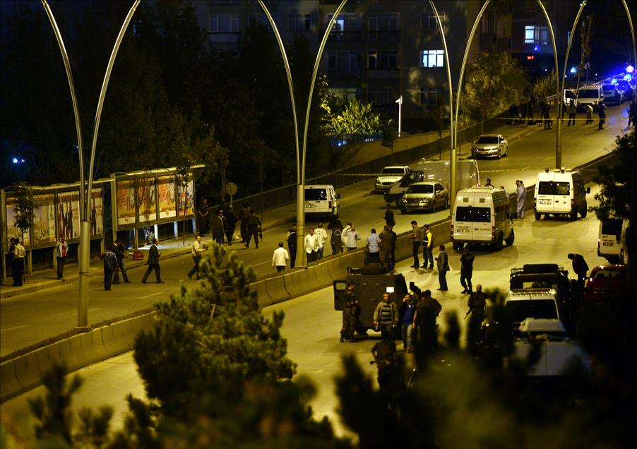 Ankara'da polisevine saldırı
