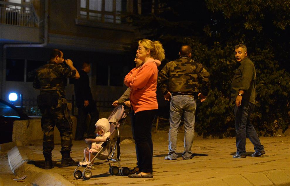 Ankara'daki polisevine saldırı