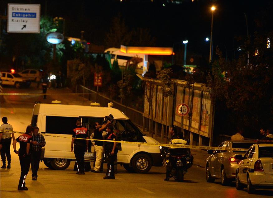 Ankara'da polisevine saldırı
