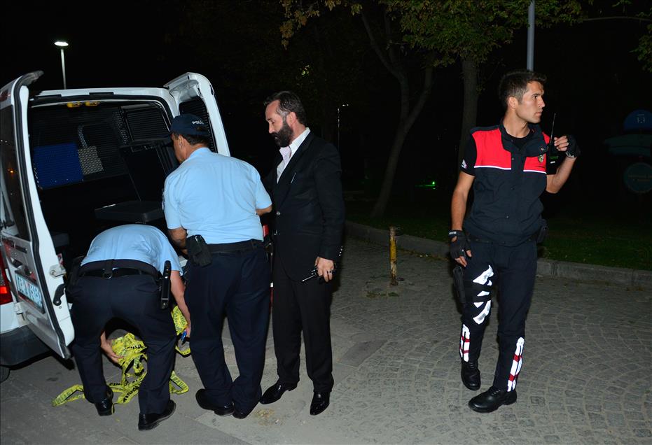 Ankara'da polisevine saldırı