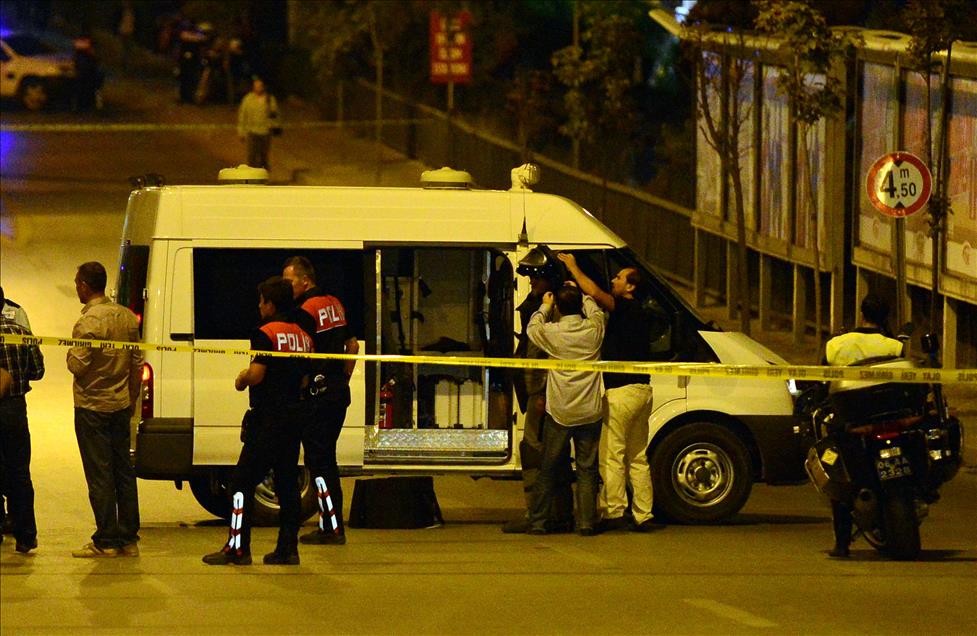 Ankara'da polisevine saldırı