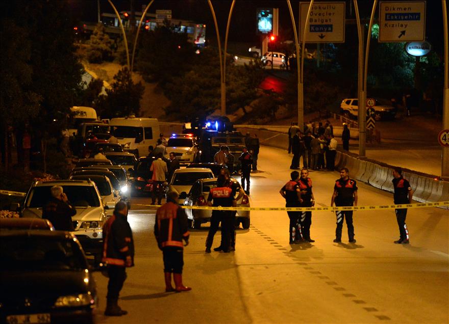 Ankara'da polisevine saldırı