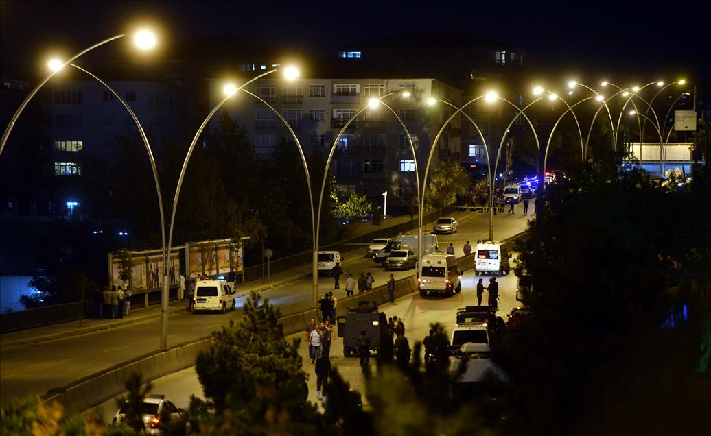 Ankara'da polisevine saldırı