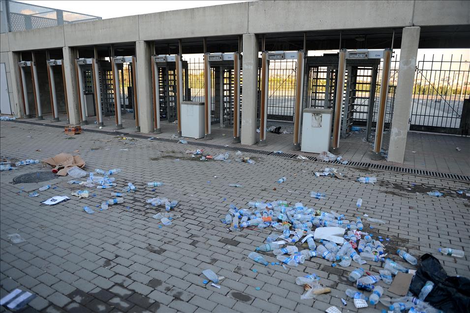 Olimpiyat Stadı'nda meydana gelen olaylar
