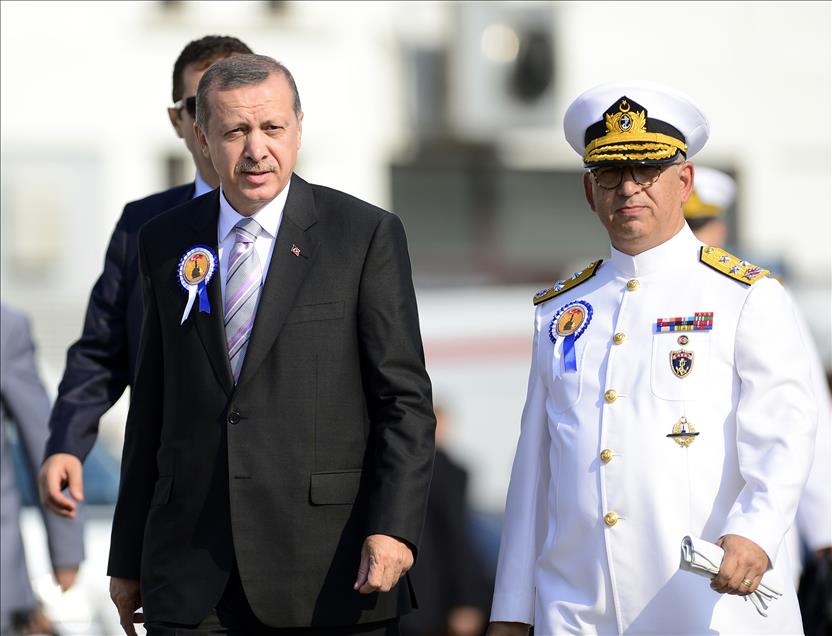 TCG Büyükada Hizmete Giriş ve Burgazada İlk Kaynak Töreni