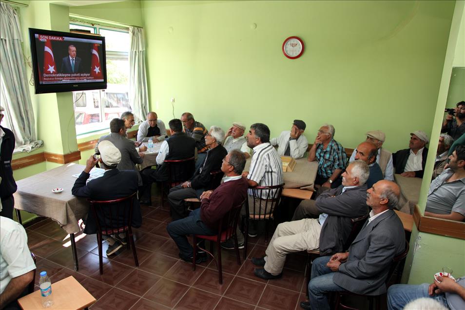 Demokratikleşme paketinin açıklanması