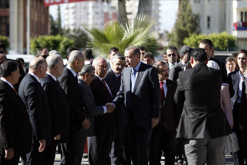 Başbakan Recep Tayyip Erdoğan Adana'da