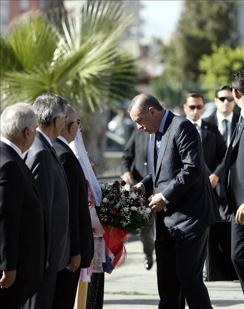 Başbakan Recep Tayyip Erdoğan Adana'da
