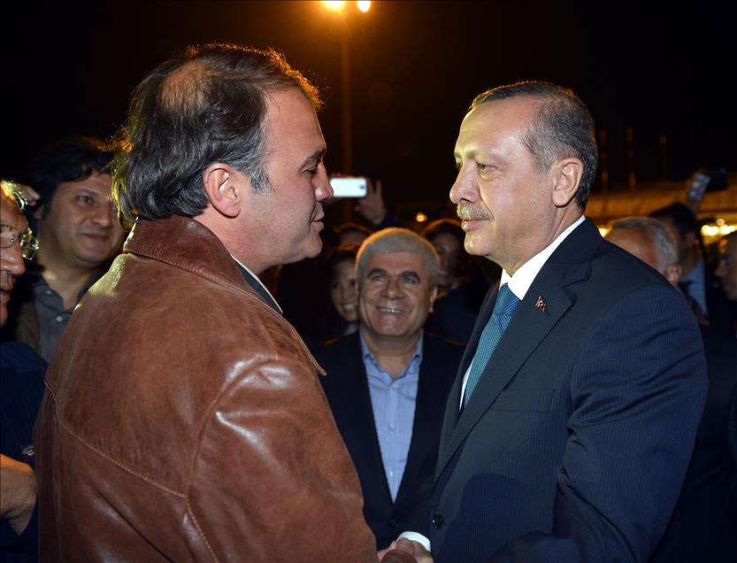 Türk pilotları Erdoğan karşıladı