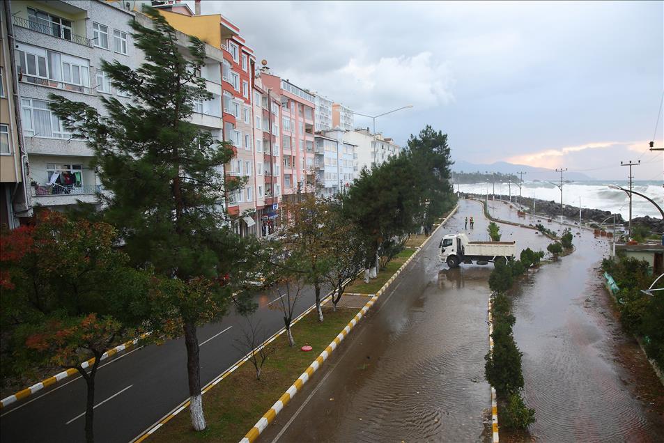 Giresun'da şiddetli fırtına