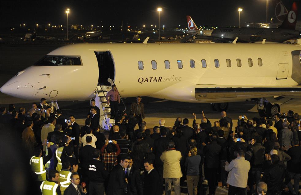 Kaçırıldıktan sonra serbest bırakılan Türk pilotlar İstanbul'da