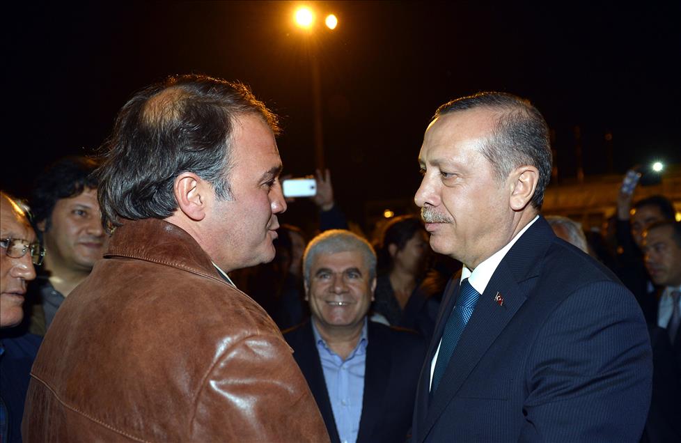 Türk pilotları Erdoğan karşıladı