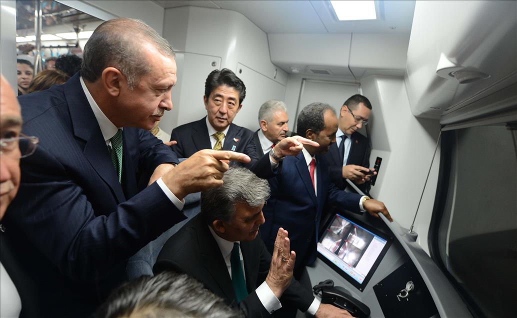 The opening ceremony of Marmaray