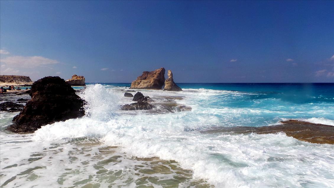 Mısır'da turistlerin ilgi odağı Acuze sahili