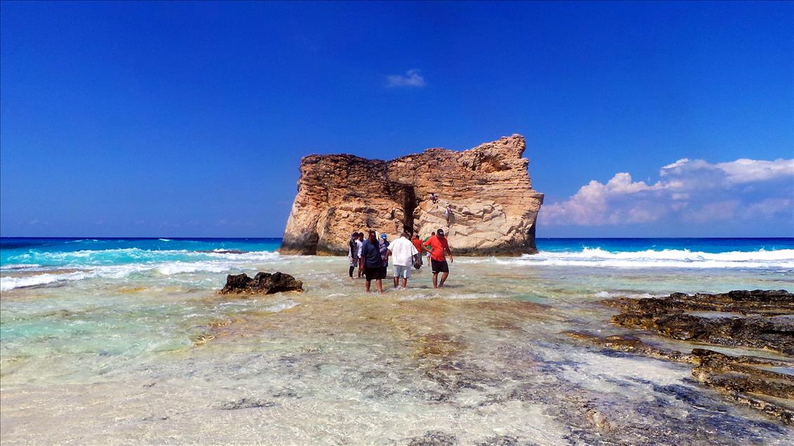Mısır'da turistlerin ilgi odağı Acuze sahili