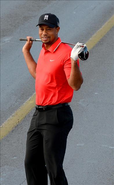 Tiger Woods'tan, tarihi atış
