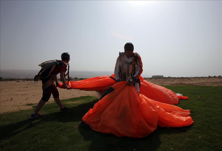 Ürdün'de skydiving etkinlikleri