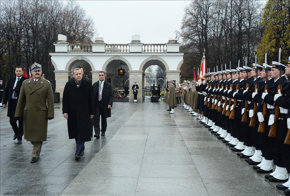 Başbakan Recep Tayyip Erdoğan, Varşova'da