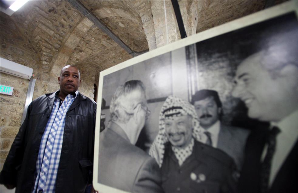 Kudüs'te Yaser Arafat fotoğraf sergisi