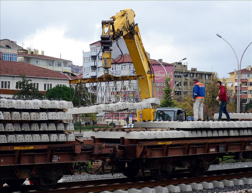 Ankara-İstanbul YHT hattındaki çalışmalar