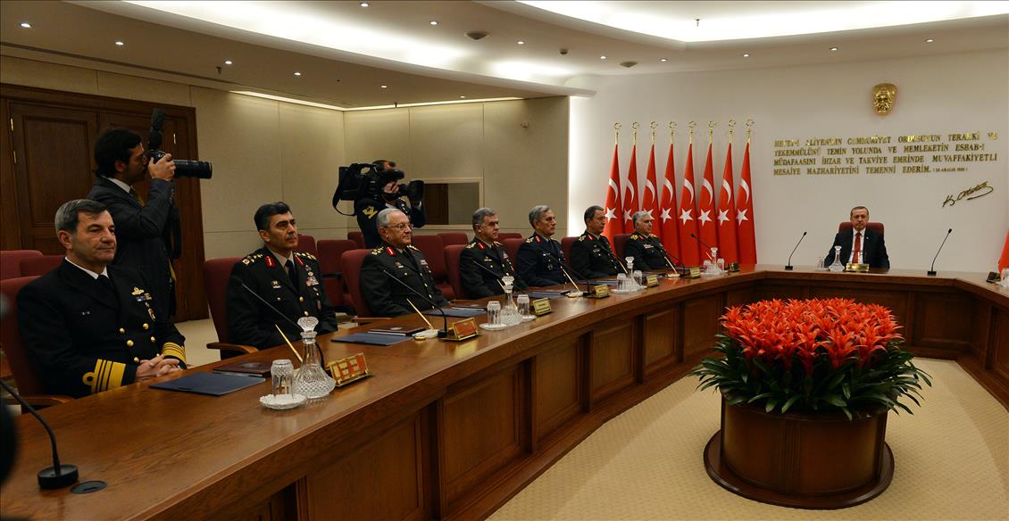 Yüksek Askeri Şura, Başbakan Erdoğan başkanlığında toplandı