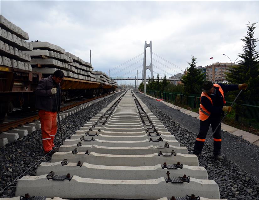 Ankara-İstanbul YHT hattındaki çalışmalar