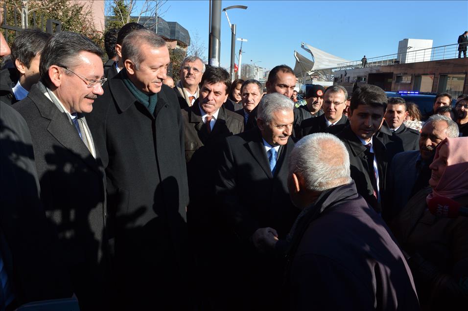 Başbakan Erdoğan, Kızılay-Çayyolu metro çalışmalarını inceledi