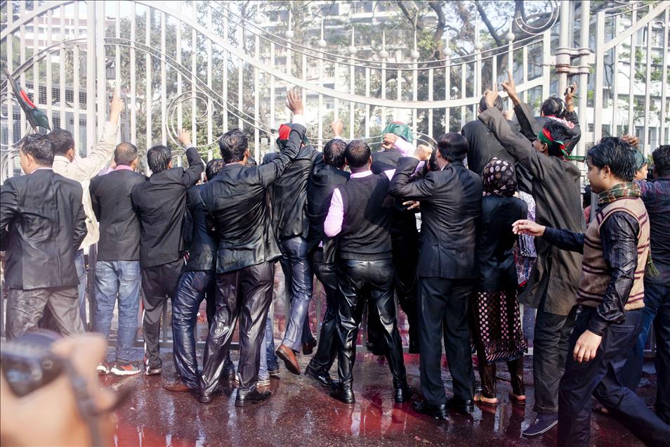 Bangladeş'teki hükümet karşıtı gösteriler