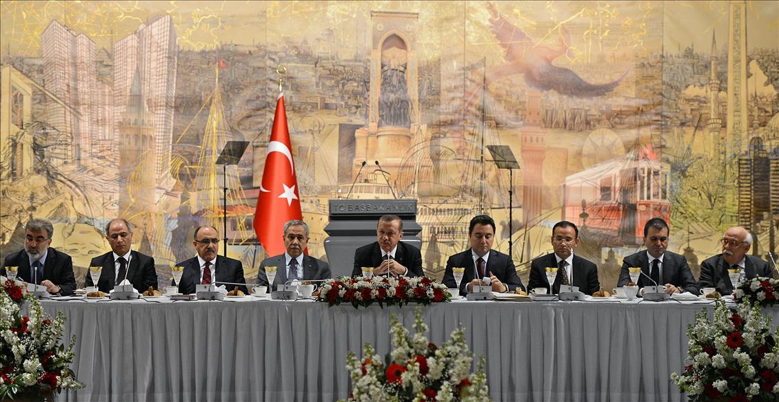 Başbakan Erdoğan'ın, gazeteci ve yazarlarla buluşması