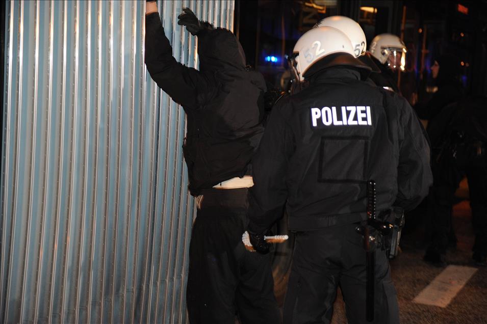 Hamburg'ta ''tehlikeli bölge'' ilan edilmesi