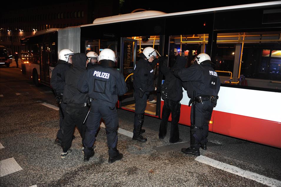 Hamburg'ta ''tehlikeli bölge'' ilan edilmesi