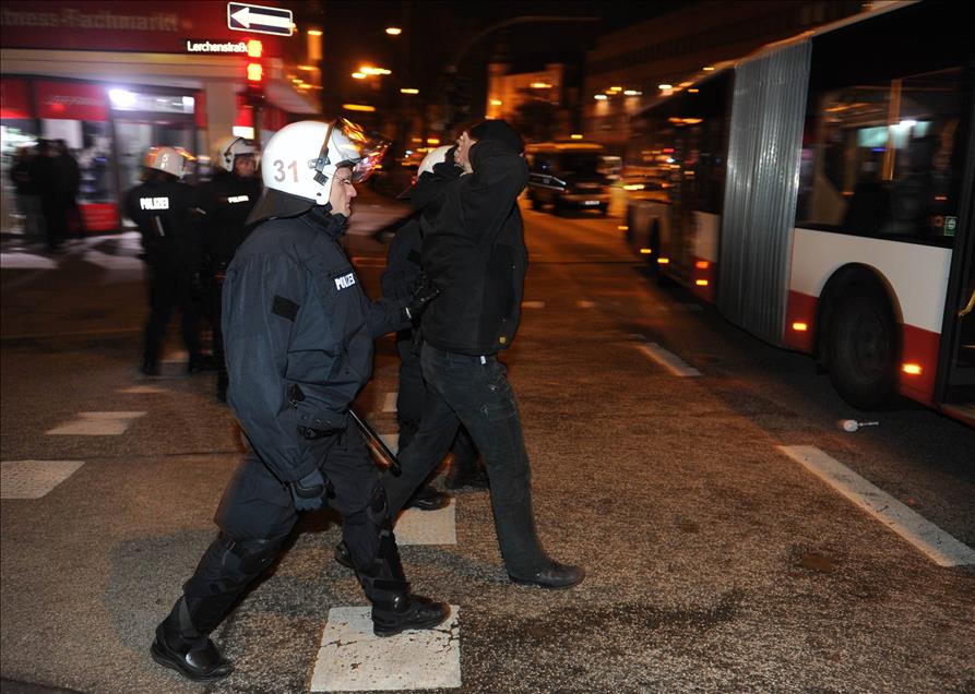 Hamburg'ta ''tehlikeli bölge'' ilan edilmesi